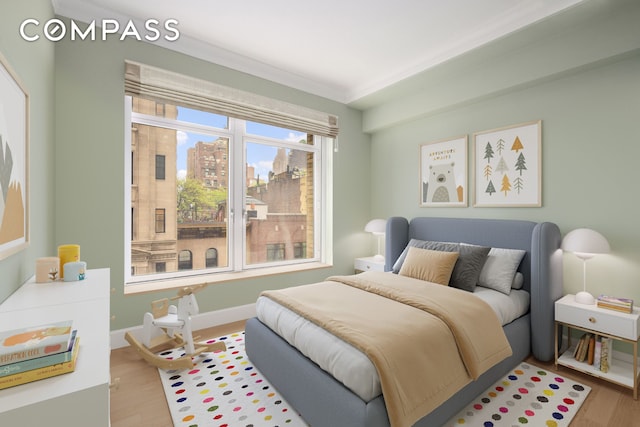 515 Park Ave Unit 6A, New York City, NY 10022 - bedroom with wood finished floors and baseboards