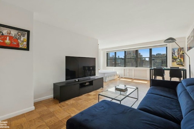 330 3rd Ave Unit 15E, New York City, NY 10010 - living area featuring baseboards