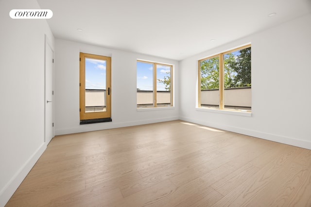 184 Hawthorne St Unit 4B, New York City, NY 11225 - spare room with wood finished floors
