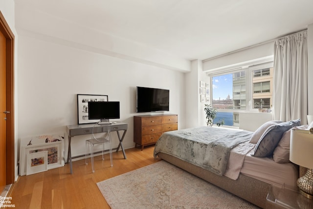 446 Kent Ave Unit 11B, New York City, NY 11211 - bedroom with wood finished floors