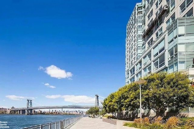 446 Kent Ave Unit 11B, New York City, NY 11211 - exterior space featuring a water view