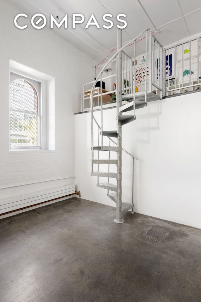 125 Watts St Unit 1, New York City, NY 10013 - stairway featuring concrete flooring