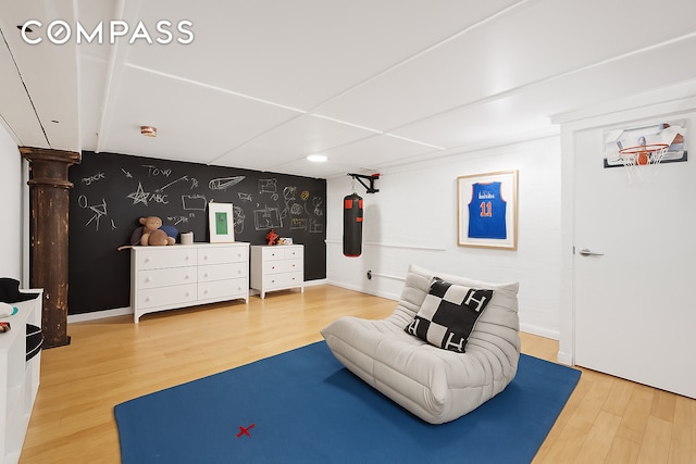 125 Watts St Unit 1, New York City, NY 10013 - sitting room featuring wood finished floors