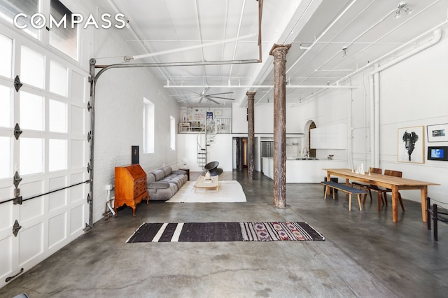 125 Watts St Unit 1, New York City, NY 10013 - garage featuring ceiling fan