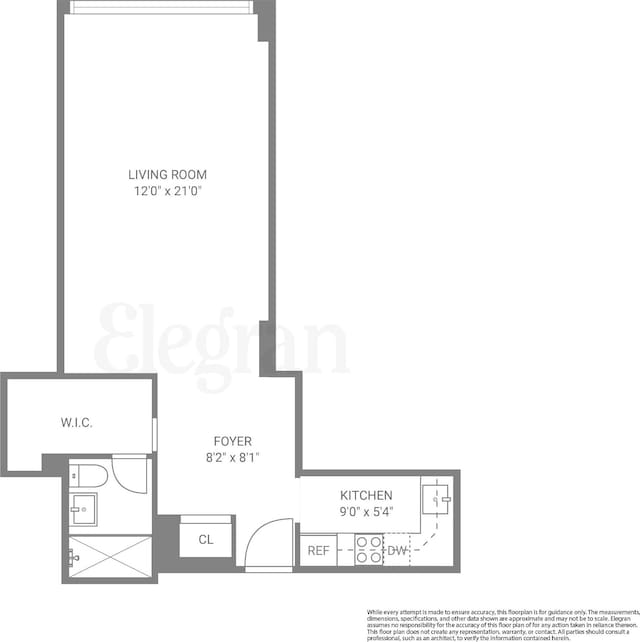 333 E 14th St Unit 5L, New York City, NY 10003 - view of home floor plan