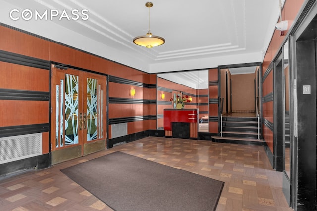 200 Pinehurst Ave Unit 5C, New York City, NY 10033 - community lobby with stairway