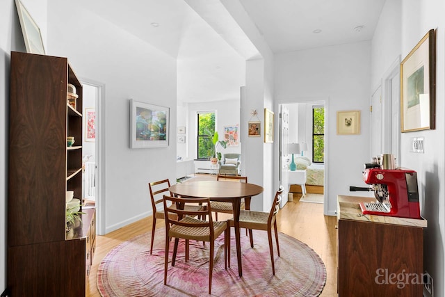 11 Sterling Pl Unit 4A, New York City, NY 11217 - dining space featuring plenty of natural light and light wood finished floors