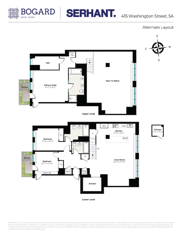 415 Washington St Unit 5A, New York City, NY 10013 - view of room layout