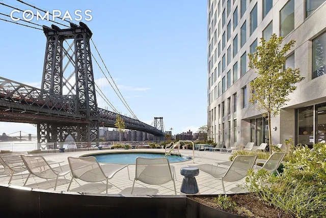 8 S 4th St Unit 15D, New York City, NY 11249 - community pool featuring a patio area