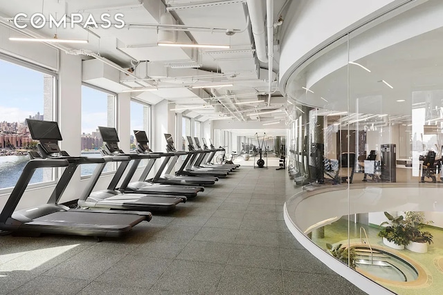 8 S 4th St Unit 15D, New York City, NY 11249 - view of gym