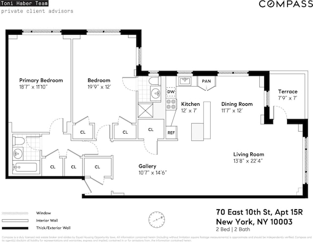 70 E 10th St Unit 15R, New York City, NY 10003 - view of home floor plan