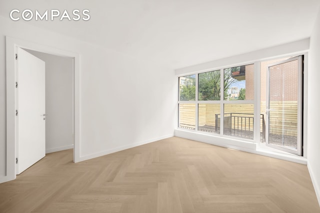90 Herbert St Unit Th1, New York City, NY 11222 - spare room with baseboards