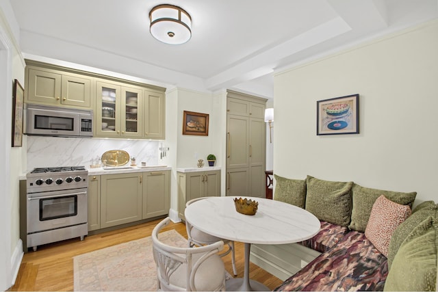235 E 22nd St Unit 5C, New York City, NY 10010 - dining area with light wood-type flooring