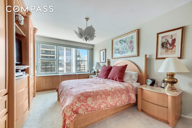 400 E 85th St Unit 15F, New York City, NY 10028 - bedroom featuring light carpet