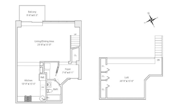 41 E 19th St Unit 1B, New York City, NY 10003 - view of property floor plan