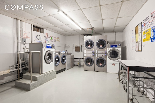 76-12 35th Ave Unit 6J, New York City, NY 11372 - shared laundry with independent washer and dryer and stacked washer and clothes dryer