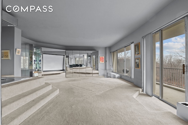4455 Douglas Ave Unit 3Fe, New York City, NY 10471 - unfurnished living room featuring carpet flooring