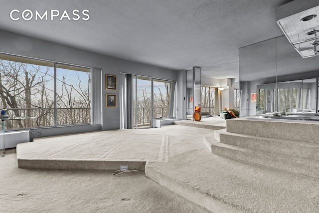 4455 Douglas Ave Unit 3Fe, New York City, NY 10471 - interior space featuring a textured ceiling