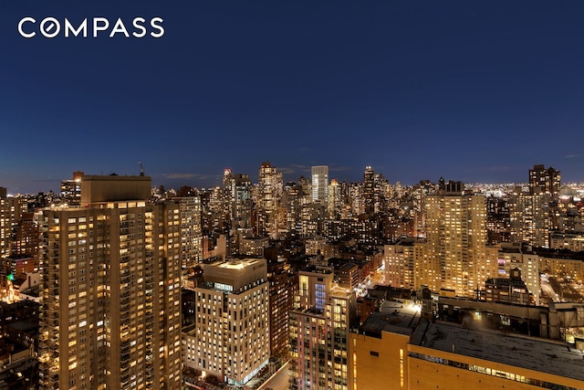 515 E 72nd St Unit 36B, New York City, NY 10021 - city view with a view of city lights