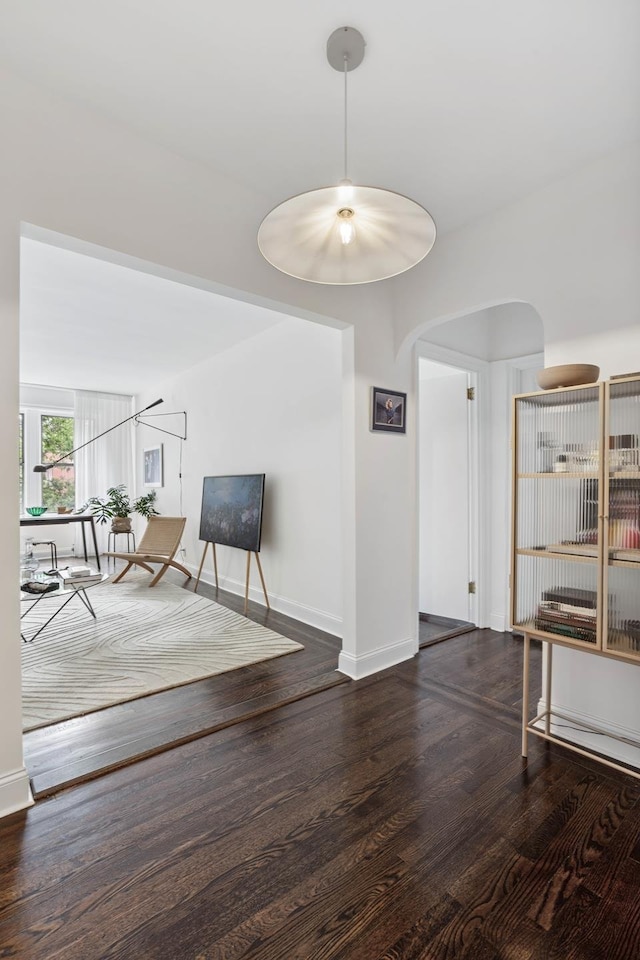 1075 Grand Concourse Unit 1G, New York City, NY 10452 - unfurnished room featuring wood finished floors and arched walkways