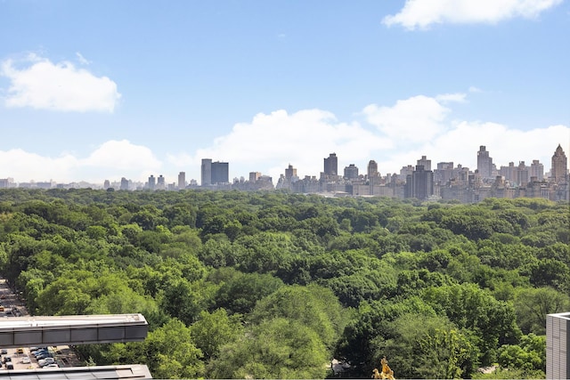 301 W 57th St Unit 16C, New York City, NY 10019 - skyline view featuring a heavily wooded area