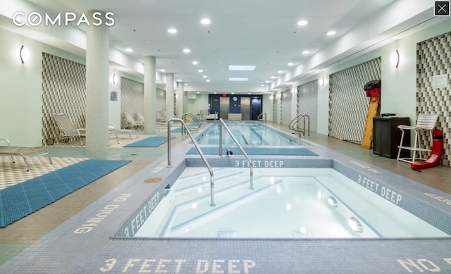 120 Riverside Blvd Unit 10W, New York City, NY 10069 - view of indoor community pool