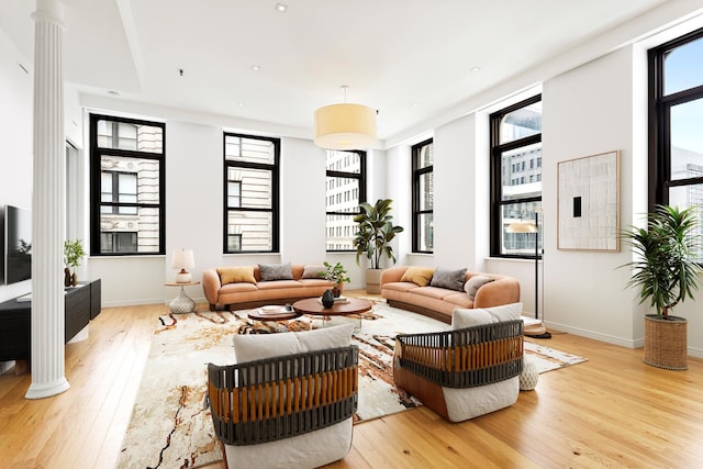 65 Leonard St Unit 3, New York City, NY 10013 - living area with wood-type flooring and baseboards