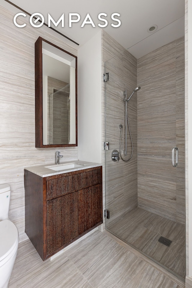 505 W 19th St Unit 7B, New York City, NY 10011 - full bathroom with a shower stall and vanity