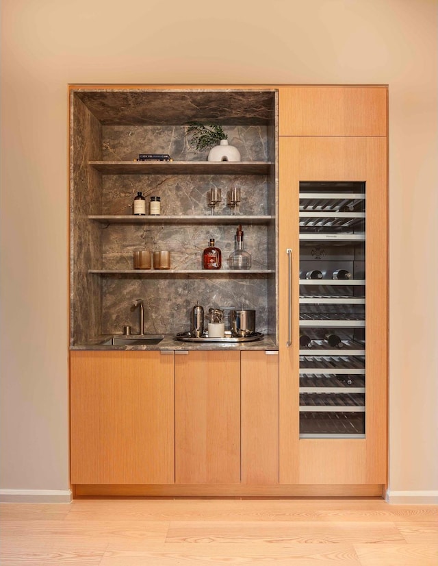 30 Front St Pha, Pha, New York City, NY 11201 - indoor bar featuring wine cooler and light wood finished floors