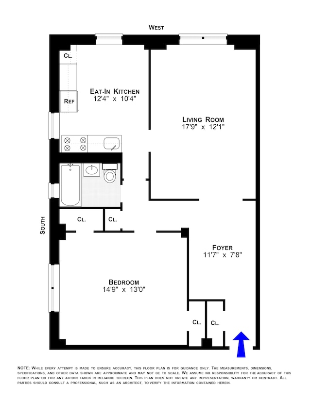500 Grand St Unit C12A, New York City, NY 10002 - view of home floor plan