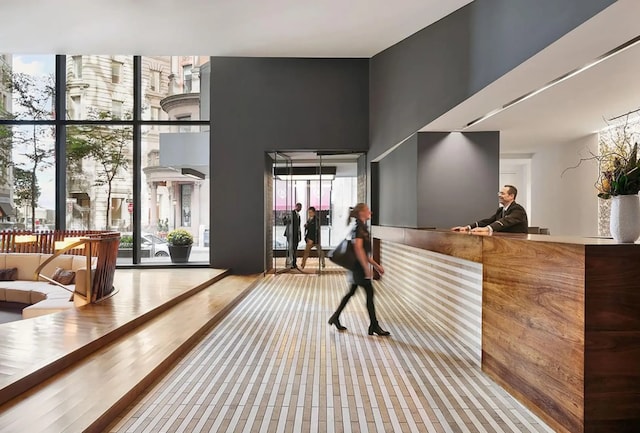 15 William St Unit 39F, New York City, NY 10004 - reception area featuring a high ceiling