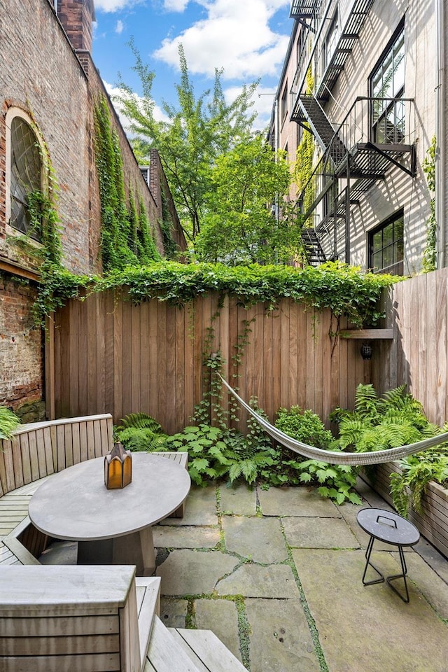 222 E 17th St Garden, Unit Garden, New York City, NY 10003 - view of patio / terrace