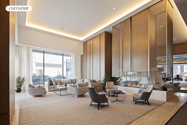 30 Riverside Blvd Unit 21G, New York City, NY 10069 - common area with a high ceiling