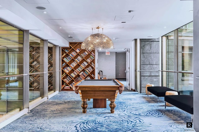 2 River Ter Unit 9-A, New York City, NY 10282 - recreation room with pool table