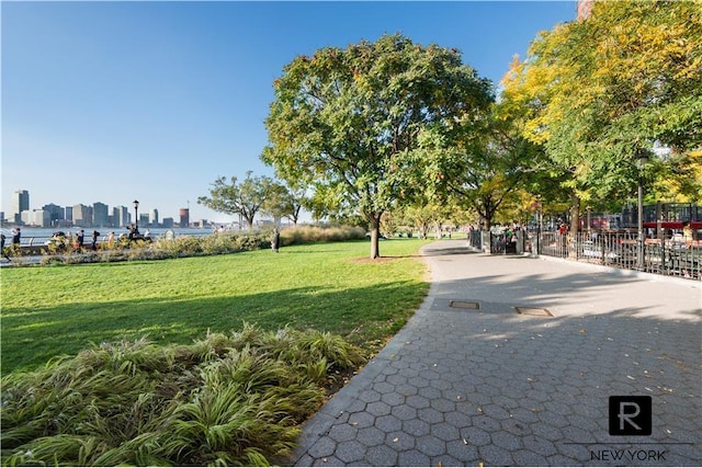 2 River Ter Unit 9-A, New York City, NY 10282 - view of home's community featuring a skyline view