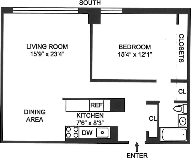 1619 3rd Ave Unit 17J, New York City, NY 10128 - view of floor plan / room layout
