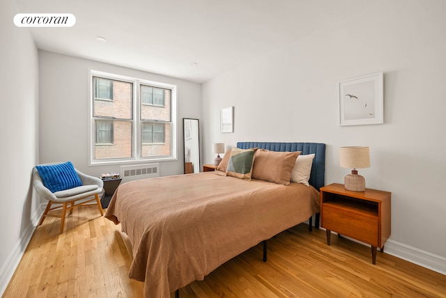 2525 Nostrand Ave Unit 3F, New York City, NY 11210 - bedroom featuring baseboards and light wood-style floors