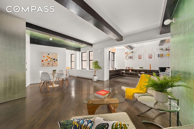 170 2nd Ave Unit 5A, New York City, NY 10003 - lobby with beamed ceiling