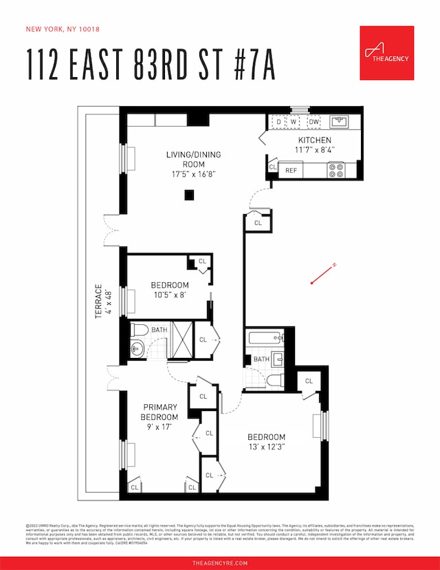 112 E 83rd St Unit 7A, New York City, NY 10028 - view of home floor plan