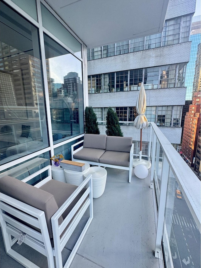 200 E 59th St Unit 8B, New York City, NY 10022 - balcony with a view of city