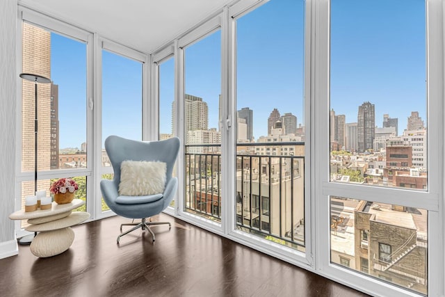 408 E 79th St Unit 8B, New York City, NY 10021 - sunroom / solarium with a view of skyline