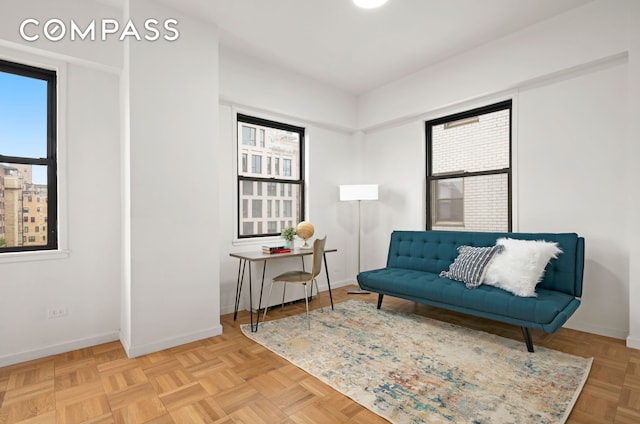201 E 21st St Unit 15C, New York City, NY 10010 - sitting room featuring plenty of natural light