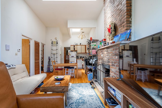 298 12th St Unit 4F, New York City, NY 11215 - living room with light wood-style floors