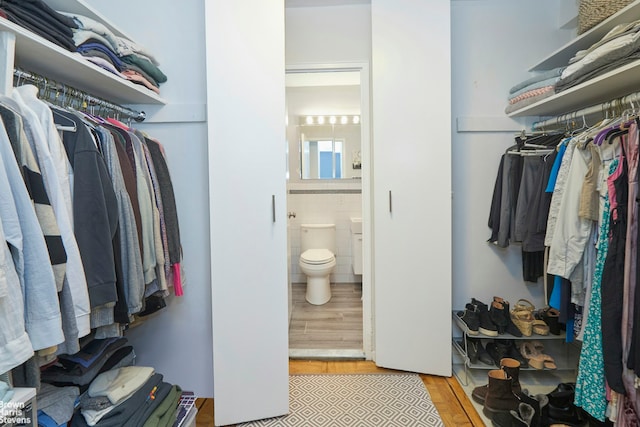 330 3rd Ave Unit 3K, New York City, NY 10010 - walk in closet with wood finished floors