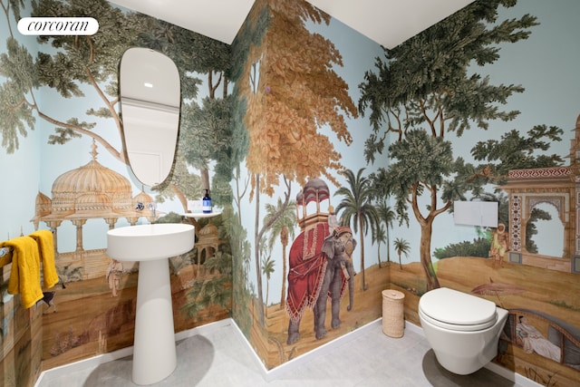 270 Broadway Unit 18C, New York City, NY 10007 - bathroom featuring toilet and baseboards