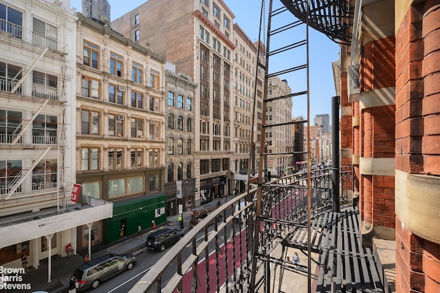 547 Broadway Unit 3, New York City, NY 10012 - balcony featuring a city view