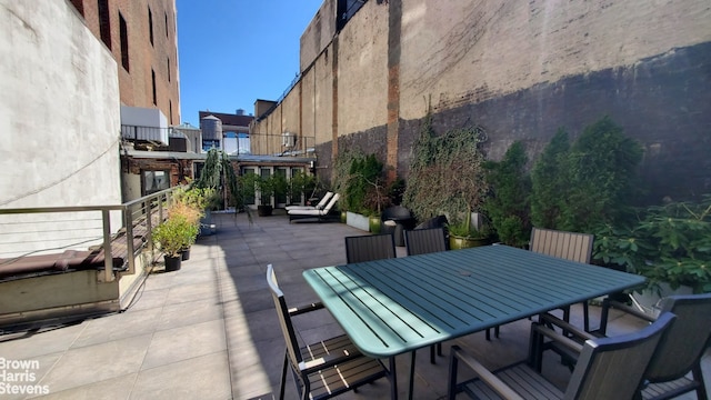 547 Broadway Unit 3, New York City, NY 10012 - view of patio / terrace featuring outdoor dining area