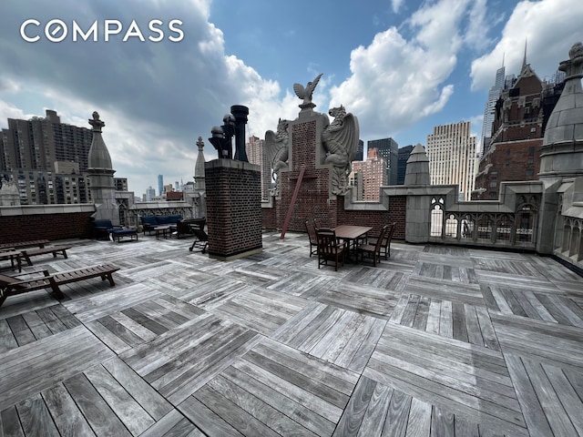 25 Tudor City Pl Unit 1405, New York City, NY 10017 - deck with a skyline view