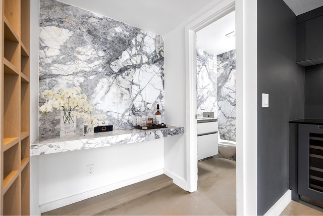 135 W 70th St Unit 10C, New York City, NY 10023 - walk in closet with beverage cooler