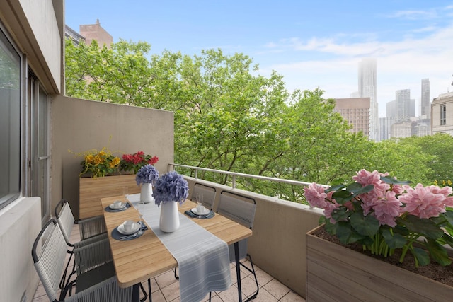 180 Park Row Unit 5B, New York City, NY 10038 - wooden deck with a skyline view